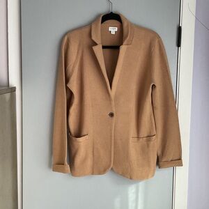 J. Crew sweater blazer; size M